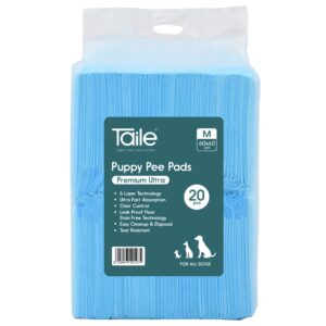 Puppy Pee Pads Premium Ultra Blue, 20/pk, 60 x 60 cm