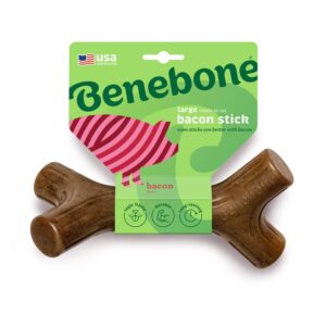 Benebone Bacon Stick Dog Chew Toy