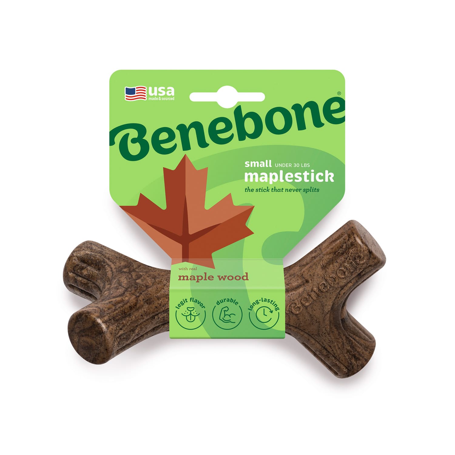 Benebone-Maplestick-S-1.jpg Benebone Maplestick Chew Dog Toy - Image 1