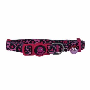 DOCO® LOCO Cat Collar Pattern Printed (DCAT002)[Texture - Pink Leopard]