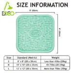 DOCO® Licking Mats for Dogs and Cats 20cm x 20cm(O/S) Maldives - Image 3