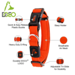 DOCO® Puffy Air Collar X.Large-3.8 x 52-80cm-Black - Image 2