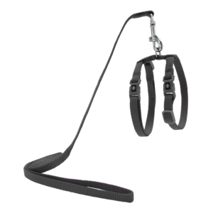 DOCO® Signature Cat Harness + Leash 6ft [Neck1x19-27cm; Chest1x28.5-46cm]-Grey