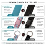 DOCO® Ultra-light Mesh Jacquard Collar-2.0 x 35-45cm [Size-M] - Image 3