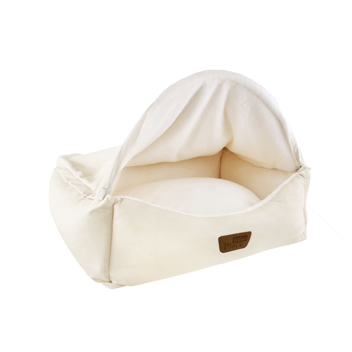 GiGwi-Place-Covered-Bolster-Pet-Bed-1.jpg GiGwi Place Covered Bolster Pet Bed - Image 1