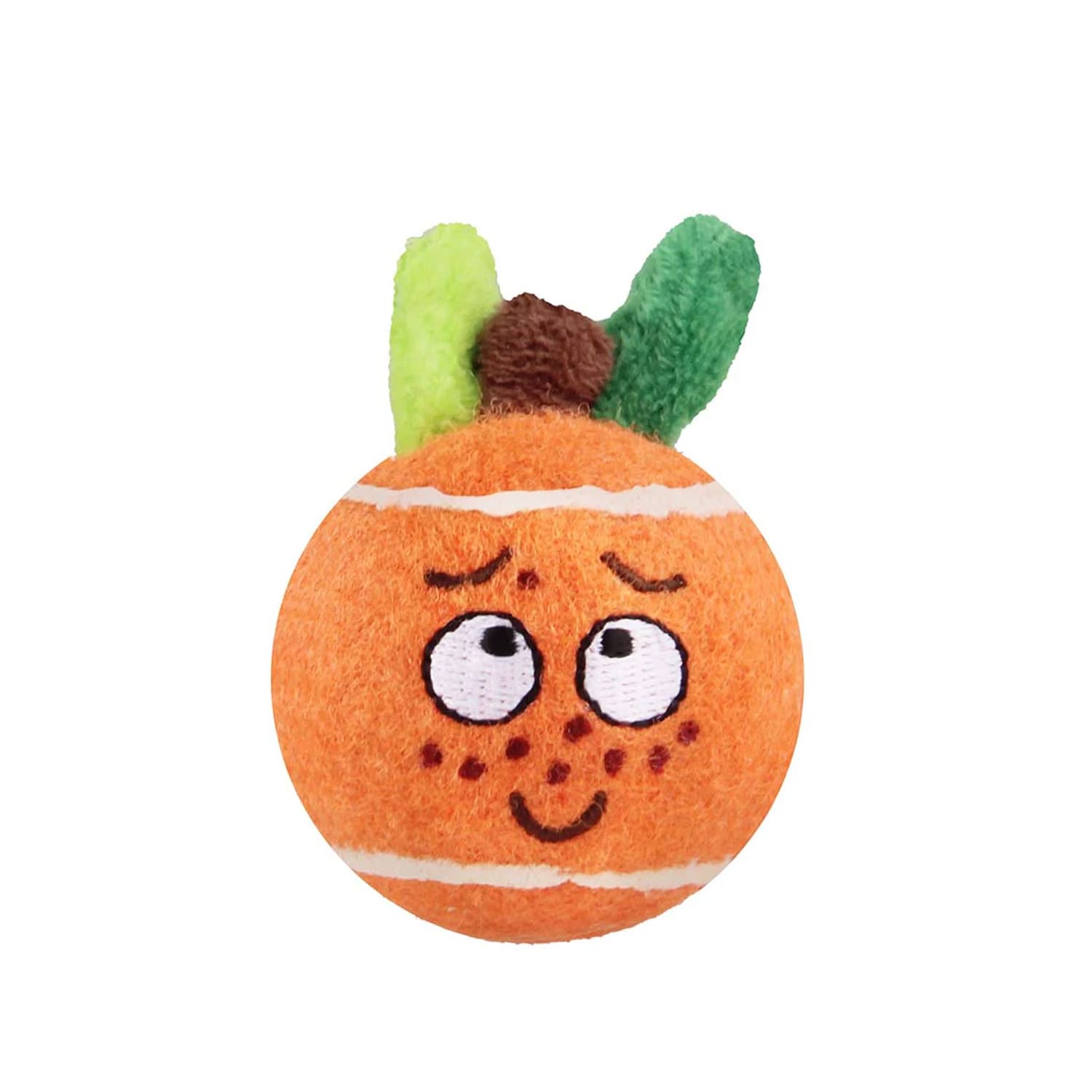 GiGwi-Tennis-Ball-Originals-Orange-1.jpg GiGwi Tennis Ball Originals Dog Toy (Orange) - Image 1