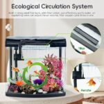 Karis Glass Aquarium BL-310A – 30x21x30.5cm, White - Image 3