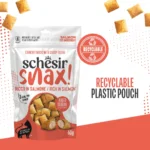 Schesir Snax! Crunchy & Creamy Cat Snack 60g-Salmon - Image 6
