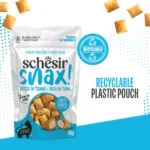 Schesir Snax! Crunchy & Creamy Cat Snack 60g-Tuna - Image 6