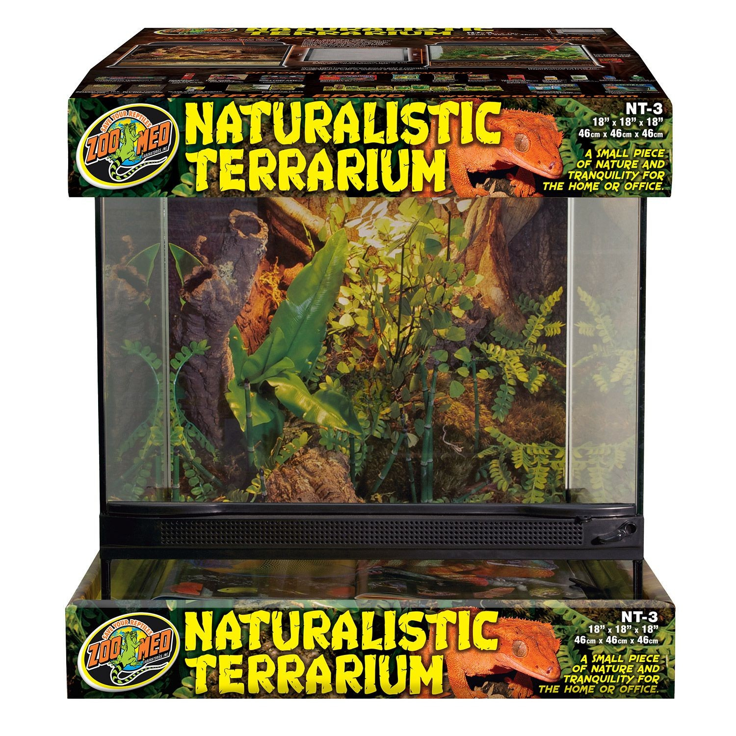 Zoo Med Naturalistic Terrarium 46x46x46cm Zoo Med Naturalistic Terrarium 46x46x46cm - Image 1