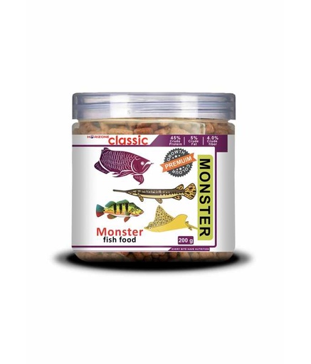 home-14.jpeg Horizone Classic Monster Fish Food – 200g - Image 1