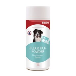Bioline Flea & Tick Powder For Dogs [Volume - 100g]