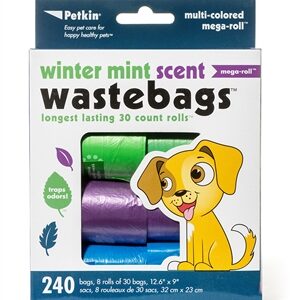 Petkin Winter Mint Waste Bags - 240ct
