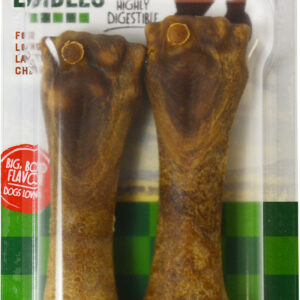 Nylabone Healthy Edibles Bully Bones 2 count Large