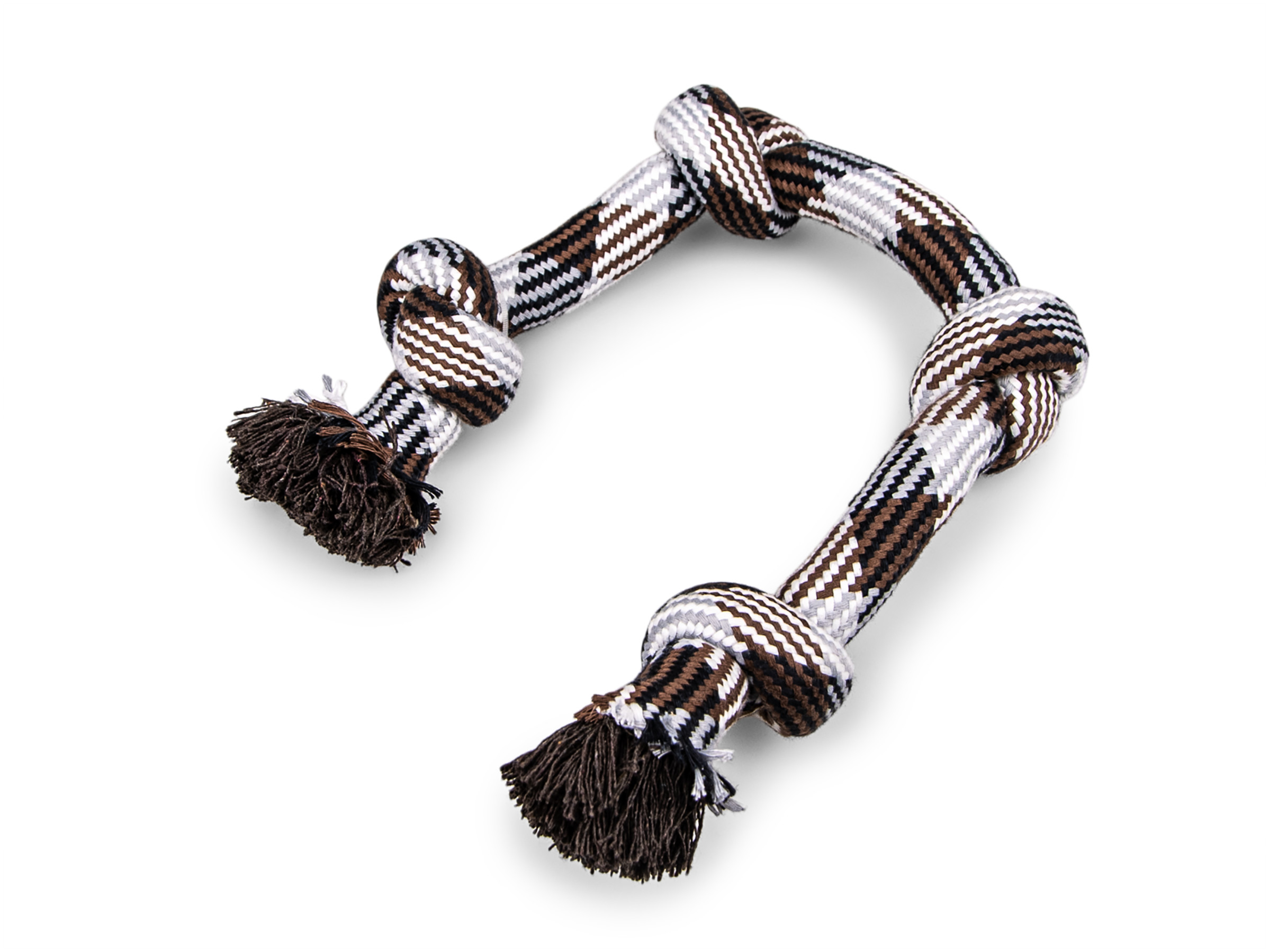 main-136.jpg Vadigran Cotton rope 4 knots brown 260g 58cm - Image 1