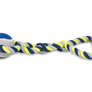 Vadigran Cotton rope+plastic handle+tennis blue-yellow 190g