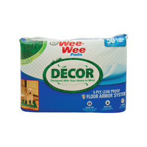 Four Paws Wee-Wee Pads Decor Grass 50 count 22 and x 23 and