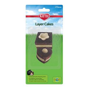 kaytee Chew Toy Layer Cakes 2pk