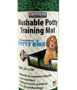 Drymate 56Cms X 56 Cms Green Grass Washable Potty Mat