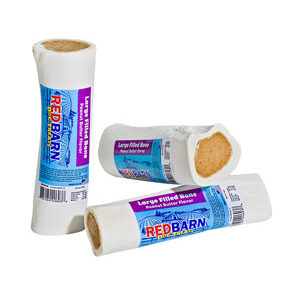 Red Barn Large Filled Bone Peanut Butter