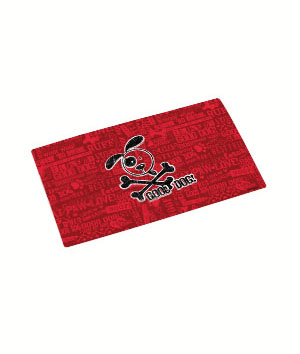 main-57.jpg Dry Mate Pet Place Mate Dogs GOOD DOG CROSS BONES - RED 16 X 28 Inches - Image 1
