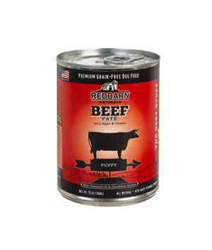 main-63.jpg Red Barn Puppy Beef Pate Dog Food 13oz. - Image 1