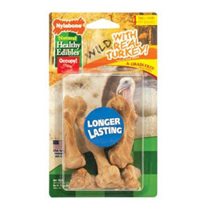 Nylabone Healthy Edibles Wild Turkey 4 count Small