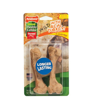 main-72.jpg Nylabone Healthy Edibles Wild Turkey 2 count Medium - Image 1
