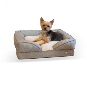 K&H Pillow-Top Orthopedic Lounger 18x24/46X61Cms Classy Tan