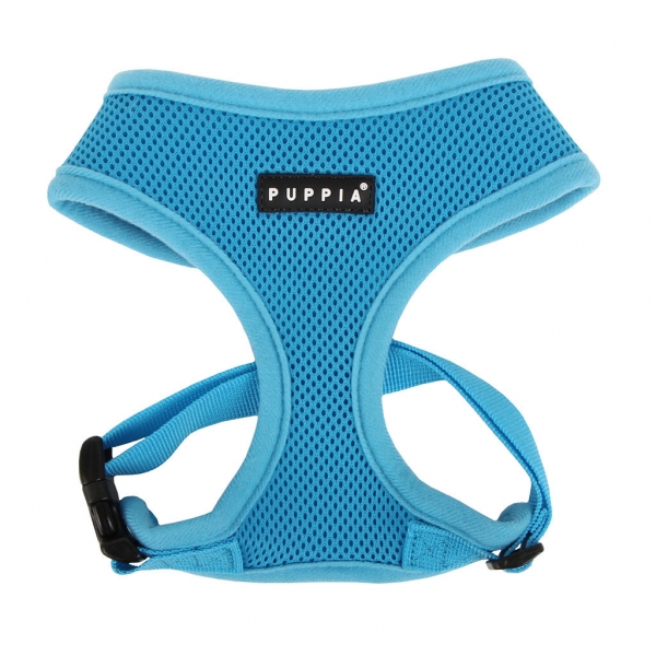 main-93.jpg PUPPIA SOFT HARNESS S.BLUE L Neck 14.5' Chest 20-29" - Image 1
