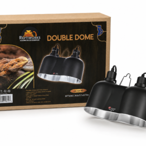 ReptiWorks Double Dome Max.150W×228.6X13.7X20.7Cm / 11.2"X5.4"X8.1"