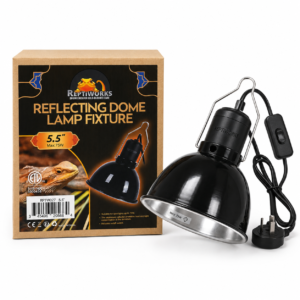ReptiWorks Reflecting Dome Lamp Fixture (Etl Certificated) Max 75W14X14X15Cm / 5.5"X5.5"X5.9"