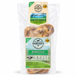 Houndsworth Hypoallergenic Ostrich Bonezilla Femur Bone 300g