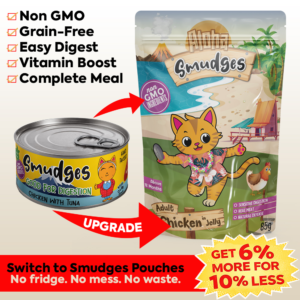 Smudges Aloha Adult Wet Cat Food Pouch, 85 g – Chicken in Jelly