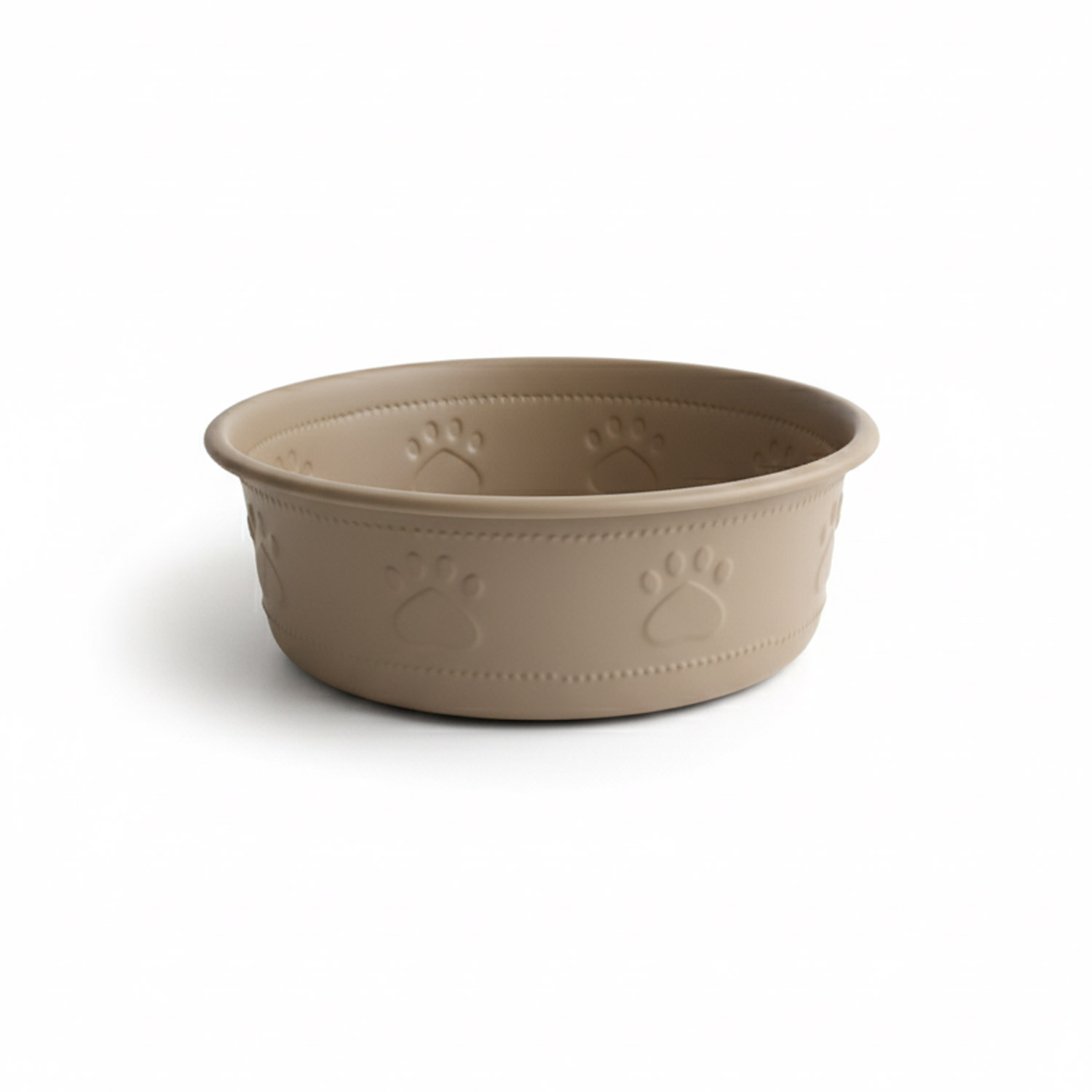 3256.jpg Premium Bowl Paw Embossed Brown-950 ML - Image 1