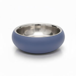 Double Wall Bowl Belly with Non-Slip Base  1240 ml-Light Blue