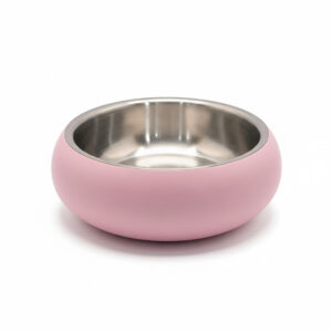 Double Wall Bowl Belly with Non-Slip Base  1240 ml-Pink