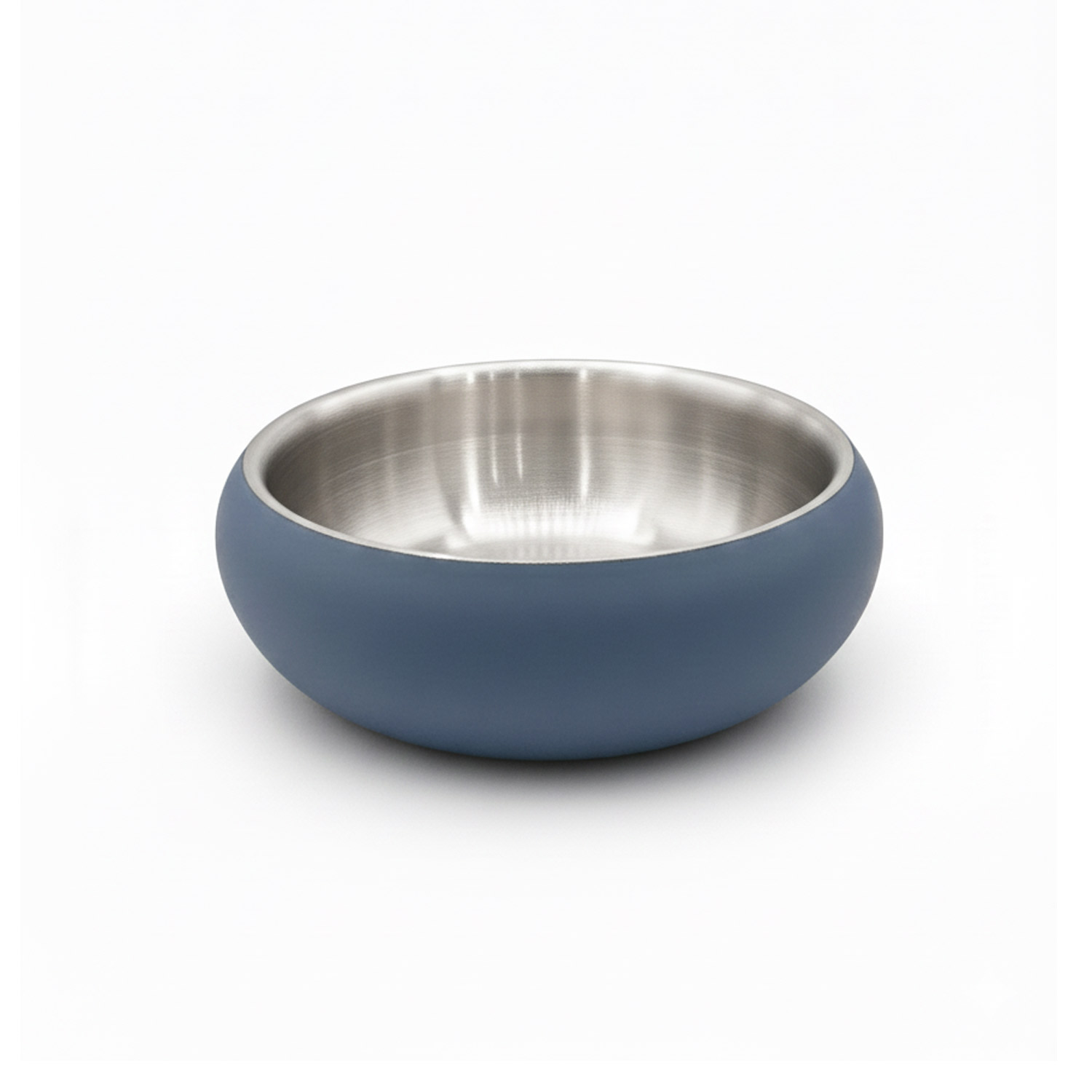 DW-3258-360-blue.jpg Double Wall Bowl Belly with Non-Slip Base-360 ml - Image 1