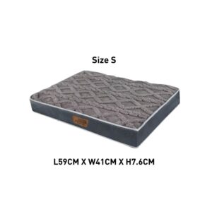 GiGwi Place Gray Soft Flat Mat Pet Bed-Small