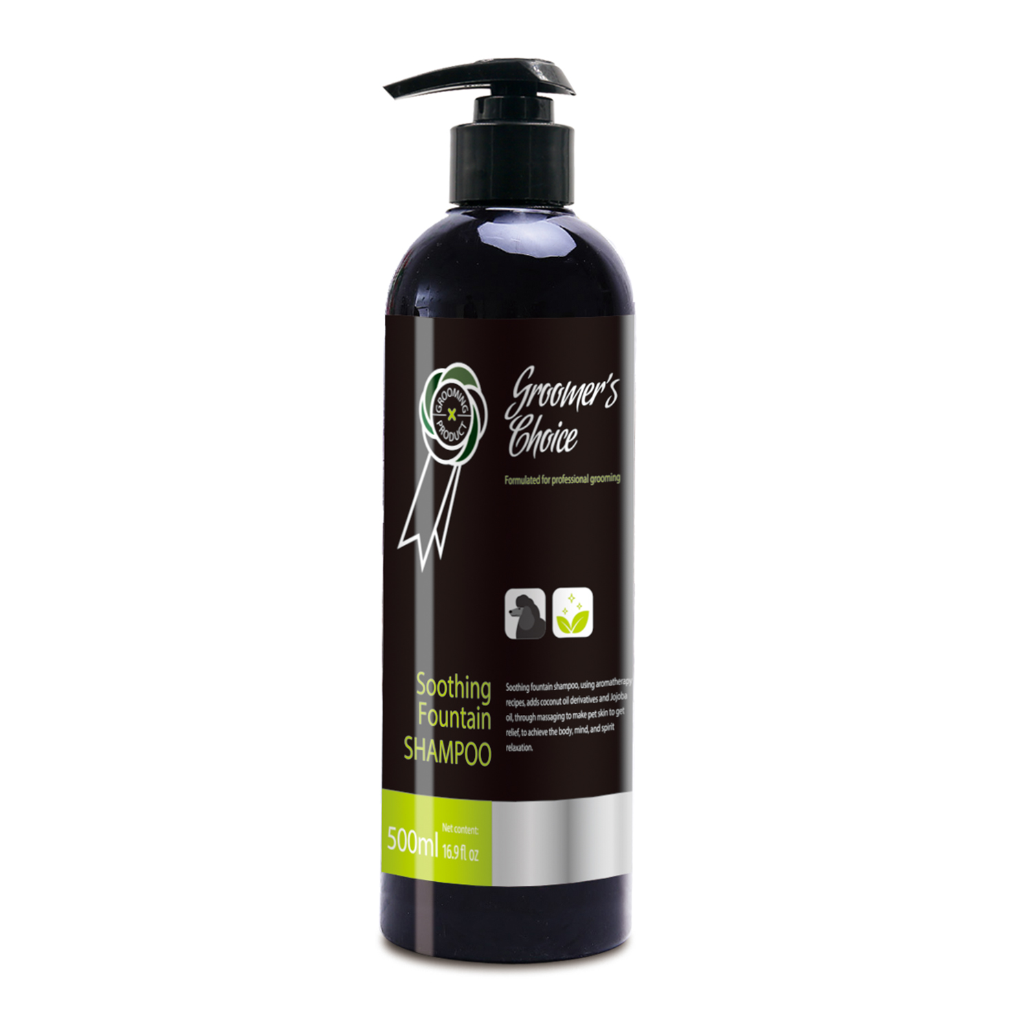 Groomers Choice Soothing Fountain Shampoo For Dogs - 500ml Groomers Choice Soothing Fountain Shampoo For Dogs - 500ml - Image 1