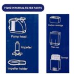 KW Zone Dophin Internal Filter[Model - FDF1200, Max Output - 710L/H] - Image 5