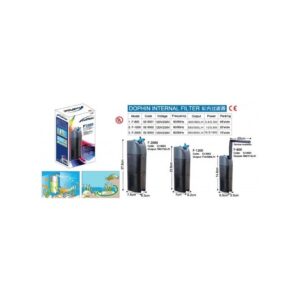 KW Zone Dophin Internal Filter[Model - FDF800, Max Output - 400L/H]