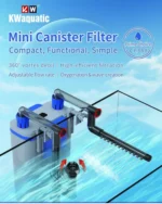 KW Zone Dophin Mini Canister Filter With Skimmer CF388 - Image 4