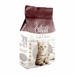 Patimax Cool & Clean Clumping Cat Litter 20L[Flavor - Orange]