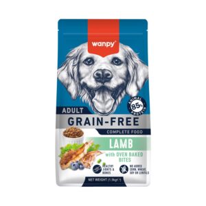 WANPY Grain Free Complete Food For Dog  Lamb Recipe-1.5Kg