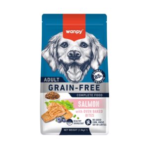 WANPY Grain Free Complete Food For Dog  Salmon Recipe-1.5Kg