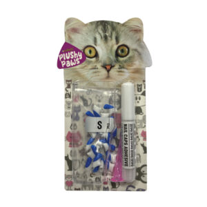 NutraPet Plusy Paws Nail Caps Dual Blue | White #53 Medium