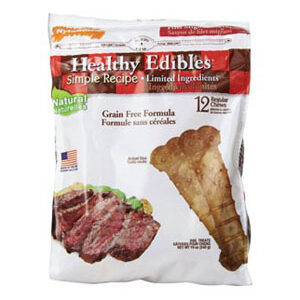 Nylabone Healthy Edible Simple Recipe Regular 12ct Filet Mignon
