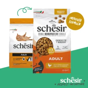 Schesir Monoprotein Adult Dry Cat Food â€“ Fresh Chicken-1.5kg