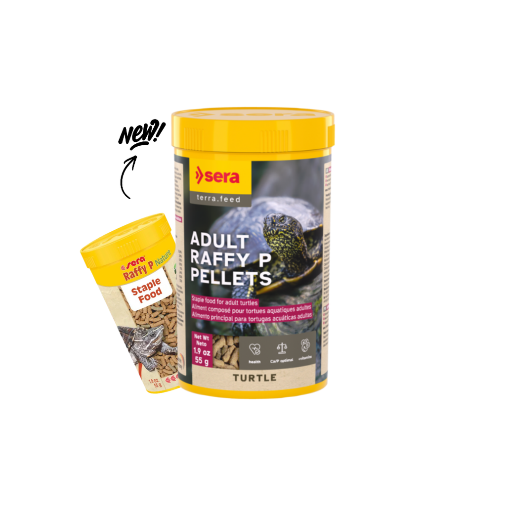 unnamed-file-50.png Sera Raffy P Adult Turtle Food (Pallet)- 250ml - Image 1